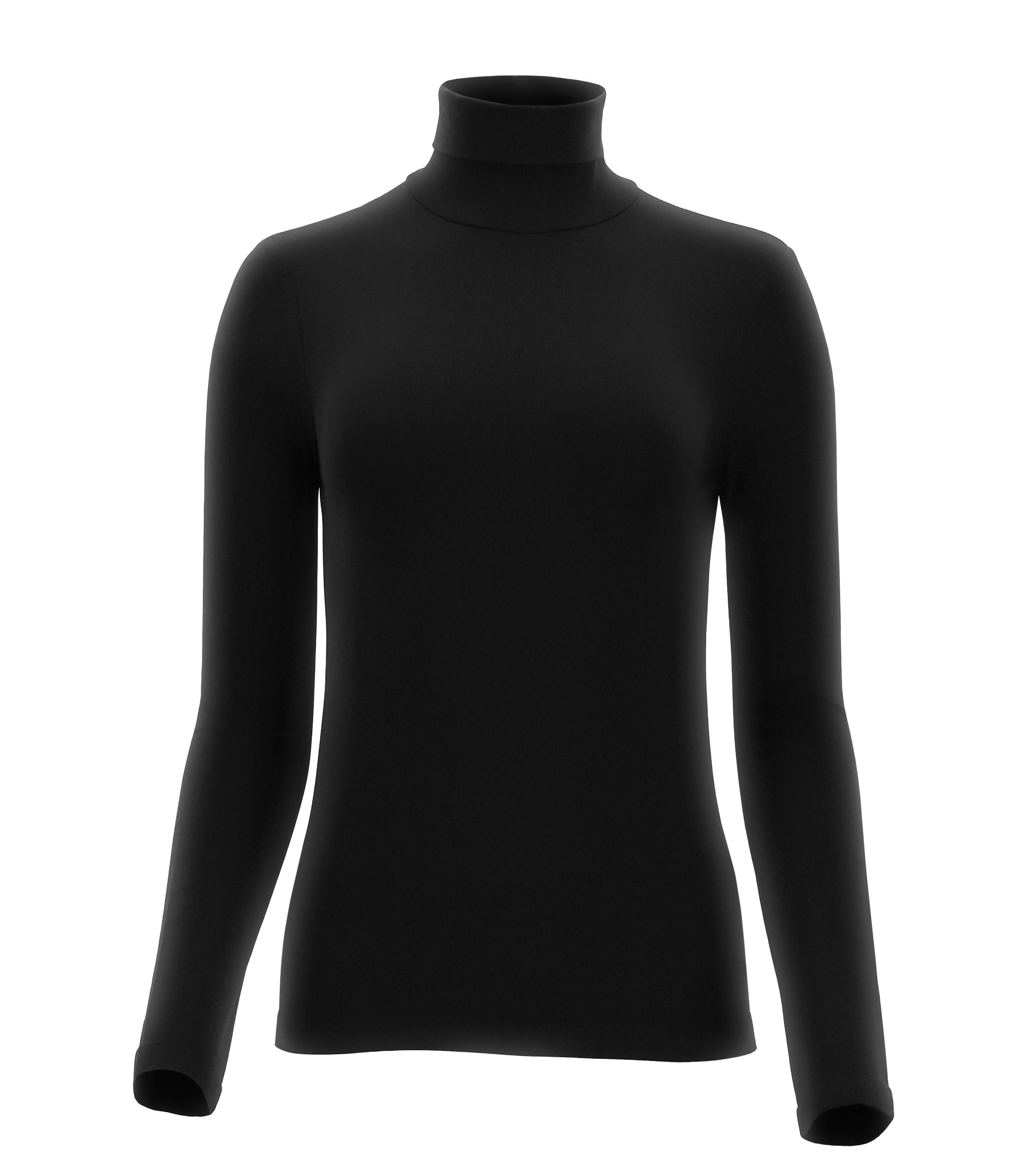 VOBS01043-DV-TShirt-Turtle-Neck-BLACK