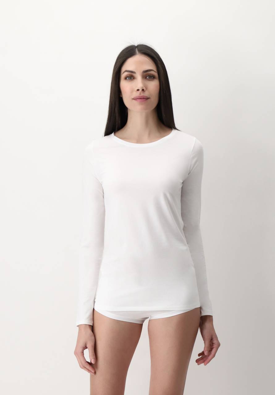Perfect Line Cotton -T-Shirt Long Sleeve
